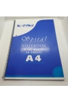 Spiral Notebook Wide Ruled A4 50 Sheets